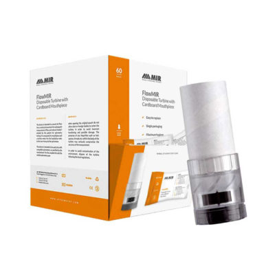 FlowMir Disposable Turbine with Cardboard Mouthpiece